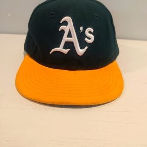 Vintage Oakland A’s MLB Authentic New Era 59FIFTY Fitted Cap 5950 Hat 6 1/2